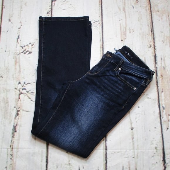 New York & Company Denim - New York & Co Petites Bootcut Low Rise Jeans